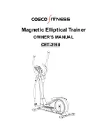 Cosco CET-2150 Owner'S Manual preview