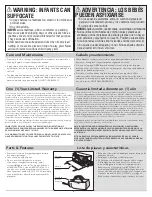 Предварительный просмотр 2 страницы Cosco PY310 User Manual