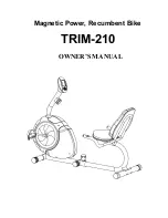 Cosco TRIM-210 Owner'S Manual preview