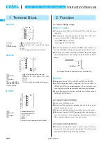 Preview for 3 page of Cosel AD240 Instruction Manual