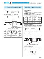 Предварительный просмотр 4 страницы Cosel CHS12024 Instruction Manual