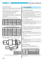 Предварительный просмотр 5 страницы Cosel CHS12024 Instruction Manual