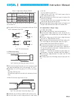 Предварительный просмотр 6 страницы Cosel CHS12024 Instruction Manual