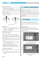 Предварительный просмотр 11 страницы Cosel CHS12024 Instruction Manual