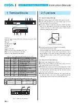 Предварительный просмотр 3 страницы Cosel FETA7000ST Series Instruction Manual