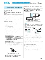 Предварительный просмотр 4 страницы Cosel PCA600F Instruction Manual