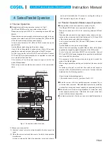 Предварительный просмотр 8 страницы Cosel PCA600F Instruction Manual