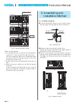 Предварительный просмотр 9 страницы Cosel PCA600F Instruction Manual