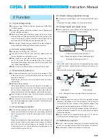 Предварительный просмотр 4 страницы Cosel RBC200F Instruction Manual