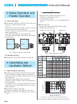 Предварительный просмотр 5 страницы Cosel RBC200F Instruction Manual