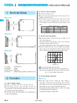 Предварительный просмотр 3 страницы Cosel RMC15A Instruction Manual