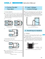 Предварительный просмотр 6 страницы Cosel SU/SUC10 Instruction Manual