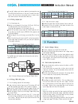 Предварительный просмотр 3 страницы Cosel TUNS100F Instruction Manual