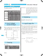 Предварительный просмотр 11 страницы Cosel ZTS1R5 Instruction Manual