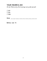 Предварительный просмотр 2 страницы Coselgi Armonia CA-POWER User Manual