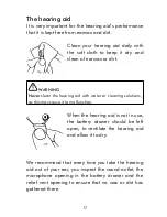 Preview for 17 page of Coselgi Armonia User Manual