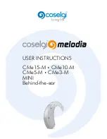 Coselgi CMe10-R User Instructions предпросмотр