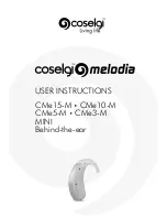 Coselgi melodia CMe 10-M User Instructions предпросмотр