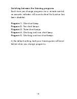 Предварительный просмотр 18 страницы Coselgi melodia CMe 10-M User Instructions