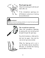 Preview for 21 page of Coselgi melodia CMe 10-M User Instructions