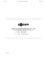 Preview for 134 page of Cosen AH-250H Instruction Manual