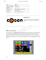 Предварительный просмотр 44 страницы Cosen C-320NC Instruction Manual