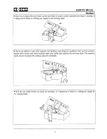 Предварительный просмотр 10 страницы Cosen C-325NC Instruction Manual