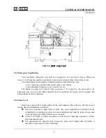 Предварительный просмотр 20 страницы Cosen C-325NC Instruction Manual