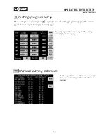 Предварительный просмотр 52 страницы Cosen C-325NC Instruction Manual
