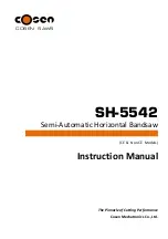 Cosen SH-5542 Instruction Manual preview