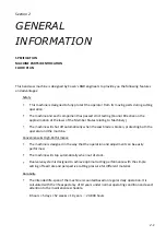 Preview for 21 page of Cosen SH-710LDM Instruction Manual