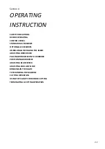 Preview for 35 page of Cosen SH-710LDM Instruction Manual