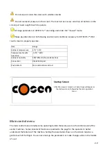 Preview for 43 page of Cosen SH-710LDM Instruction Manual