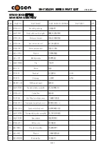 Preview for 107 page of Cosen SH-710LDM Instruction Manual