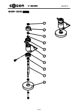 Предварительный просмотр 129 страницы Cosen V2026NC Instruction Manual