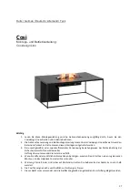 Предварительный просмотр 17 страницы Cosi 5980940 User And Installation Instructions Manual