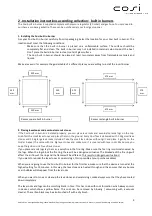 Предварительный просмотр 9 страницы Cosi Built in burner rectangle User And Installation Instructions Manual