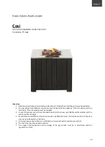 Preview for 10 page of Cosi Cosicube 70 new User And Installation Instructions Manual