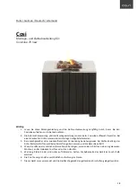 Предварительный просмотр 18 страницы Cosi Cosicube 70 new User And Installation Instructions Manual