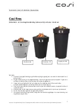 Cosi Cosidrum 100 User And Installation Instructions Manual preview