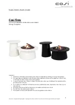 Preview for 8 page of Cosi Cosiglobe User And Installation Instructions Manual