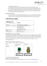 Preview for 13 page of Cosi Cosiglobe User And Installation Instructions Manual