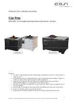 Preview for 1 page of Cosi Cosilines 69 User And Installation Instructions Manual