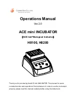 Cosmo Bio ACE mini Operation Manual preview