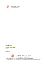 Предварительный просмотр 12 страницы Cosmo Bio ACE mini Operation Manual