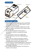 Preview for 2 page of Cosmo Bio Touch Burner APT 3 Instructions Manual