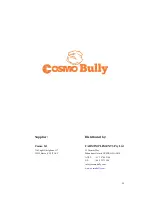 Preview for 22 page of COSMO Bully FLS105 Operation Manual