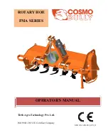 Предварительный просмотр 1 страницы COSMO Bully ROTARY HOE FMA 105 Operator'S Manual