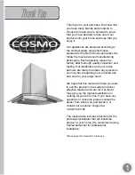 Предварительный просмотр 2 страницы Cosmo 668ICS 750 User Manual