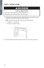 Preview for 12 page of Cosmo COS-30EDWC Installation Instructions Manual